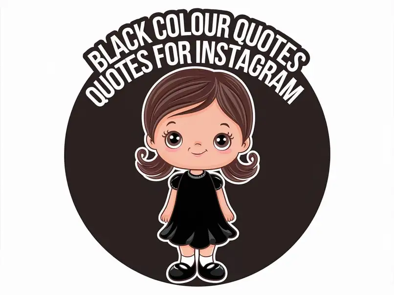 Black Colour Quotes for Instagram