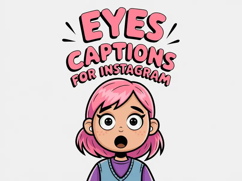 Eyes Captions for Instagram