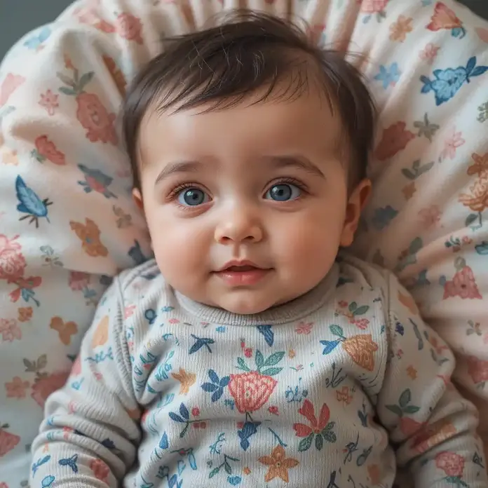 7 Months Old Baby Caption